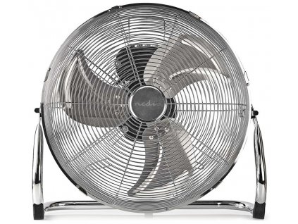 NEDIS podlahový ventilátor/ průměr 40 cm/ výkon 80 W/ 3 rychlosti/ naklápěcí/ kov