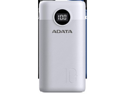 ADATA P10000QCD Power Bank 10000mAh bílá