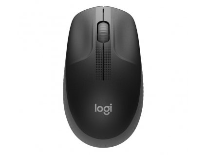 Logitech M190/Kancelářská/Optická/Bezdrátová USB/Černá