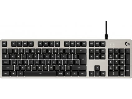 Logitech G413/Drátová USB/US-Layout/Stříbrná