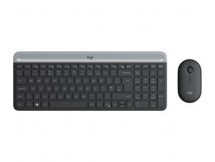 set Logitech slim Wireless MK470 - graphite, US