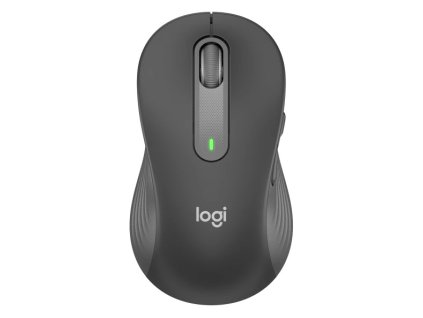 Logitech M650L/Kancelářská/Laserová/Pro leváky/Bezdrátová USB + Bluetooth/Šedá