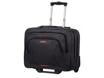 American Tourister AT WORK ROLLING TOTE 15.6'' Black/Orange