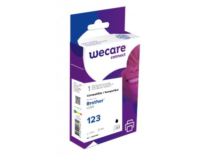 WECARE ARMOR ink kompatibilní s BROTHER LC-123BK, černá/black