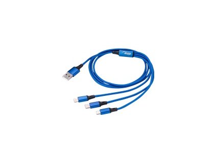 AKYGA Cable USB AK-USB-27 USB A m / micro a USB B m / USB type C m / Lightning m 1.2m