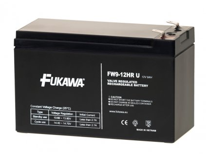 Akumulátor FUKAWA FW 9-12 HRU (12V 9Ah)