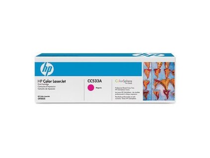 HP tisková kazeta purpurová, CC533A