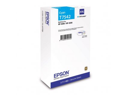 Epson inkoustová náplň/ C13T754240/ WF-8090/ 8590/ 7 000 stran/ XXL azurová