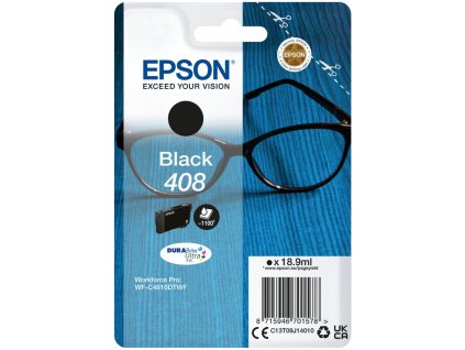 EPSON inkoustová náplň Singlepack 408 DURABrite Ultra Ink/ C4810DTWF/ Černá