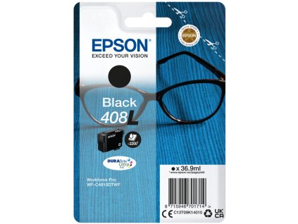 EPSON inkoustová náplň Singlepack 408L DURABrite Ultra Ink/ C4810DTWF/ Černá