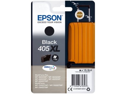 Epson inkoustová nápln 405XL DURABrite Ultra Ink/ C13T05H14010/ černá