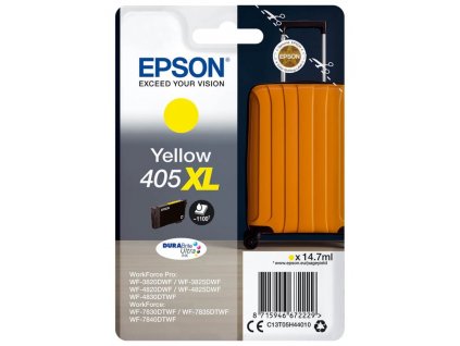 Epson inkoustová nápln 405XL DURABrite Ultra Ink/ C13T05H44010/ yellow