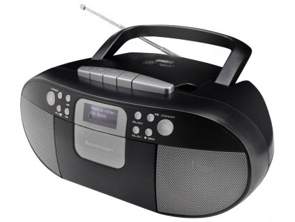 Soundmaster SCD7800SW/ DAB+/ FM/ Kazeta/ CD/ MP3/ LCD/ RDS/ USB/ AUX IN/ Černý