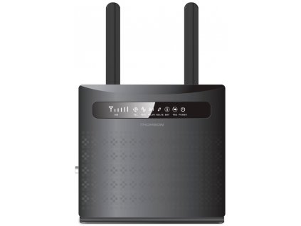 THOMSON 4G LTE router TH4G 300/ Wi-Fi standard 802.11 b/g/n/ 300 Mbit/s/ 2,4GHz/ 4x LAN (1x WAN)/ USB/ SIM slot/ černý