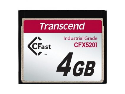 Transcend 4GB INDUSTRIAL TEMP CFAST CFX520I paměťová karta (SLC)