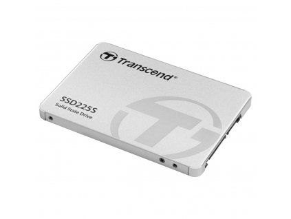 TRANSCEND SSD225S 500GB SSD disk 2.5'' SATA III 6Gb/s, 3D TLC, Aluminium casing, 530MB/s R, 480MB/s W, stříbrný