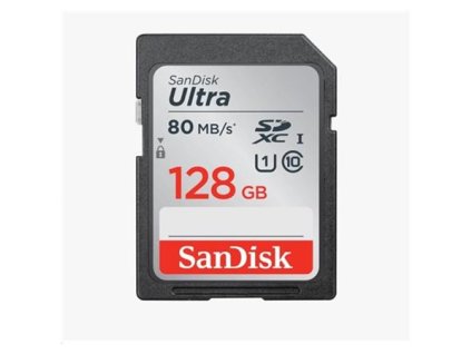 SanDisk SDXC karta 128GB Ultra (100MB/s Class 10 UHS-I)