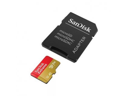 SanDisk Extreme microSDXC 128GB 190MB/s + adaptér