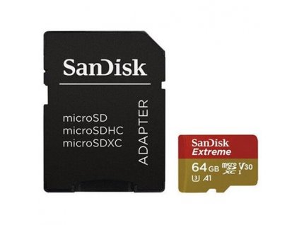 SanDisk Extreme microSDXC 64GB 170MB/s + adaptér