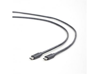 CABLEXPERT Kabel USB 3.1 Type-C na Type-C kabel (CM/CM), 1m, datový, černý