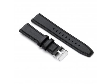 Řemínek Niceboy WATCH Band 22mm leather black