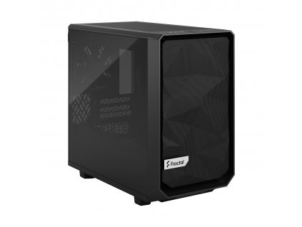 Meshify 2 Nano Black TGD 10 Left Front Above s