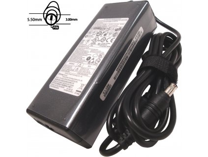 Napájecí adaptér 90W, 19V 5.5x3.0, originál Samsung