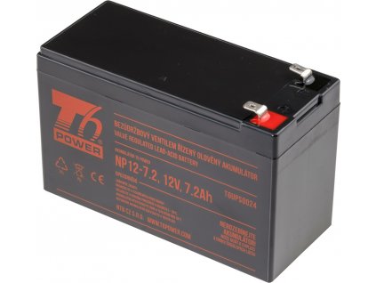 T6 power NP12-7.2 12V 7,2Ah