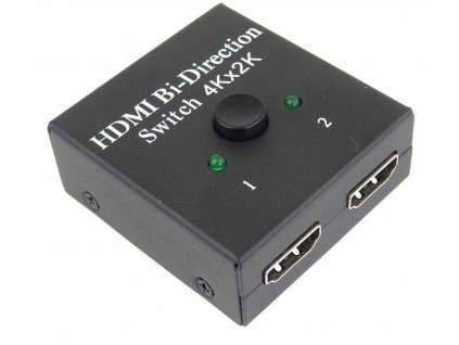 PremiumCord HDMI Switch 4K, FULL HD 1080p obousměrný 2-1 nebo 1-2