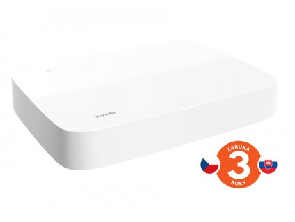 Tenda N6P-8H - PoE kamerový 4K NVR rekordér, 8 kanálů, H.265+, OnViF, zvuk, web. rozhraní, CZ app