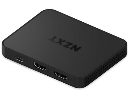 NZXT externí záznamová karta Signal 4K30/ externí/ 2160p při 30fps/ 2x HDMI/ 1x USB 3.0 typ C/ HDR10/ UVC/ černá