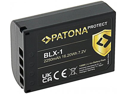 PATONA baterie pro foto Olympus BLX-1 2250mAh Li-Ion Protect OM-1