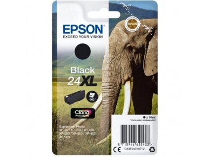 Epson inkoustová náplň/ T2431/ Singlepack 24XL Claria Photo HD Ink/ Černá