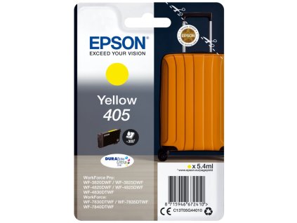Epson inkoustová nápln 405 DURABrite Ultra Ink/ C13T05G44010/ Yellow