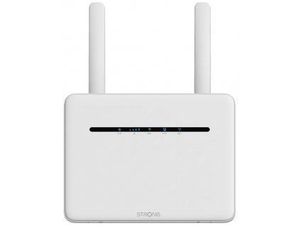 STRONG 4G+ LTE router 1200/ Wi-Fi standard 802.11a/b/g/n/ac/ 1200 Mbit/s/ 2,4GHz a 5GHz/ 4x LAN/ 1x SIM/ bílý