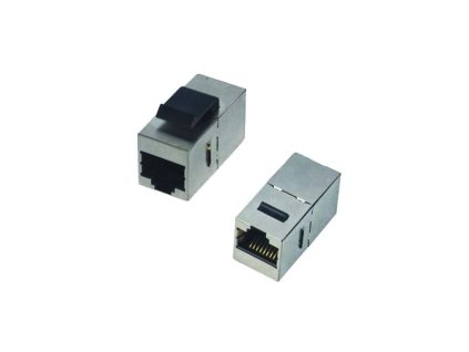 DATACOM Spojka panel STP 2 x RJ45 (8p8c) Cat6,přímá,plast 4244