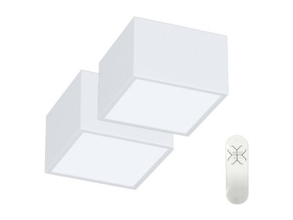 IMMAX NEO sada 2x CANTO SMART stropní svítidlo 15x15cm 12W bílé Zigbee 3.0 + DO, TUYA