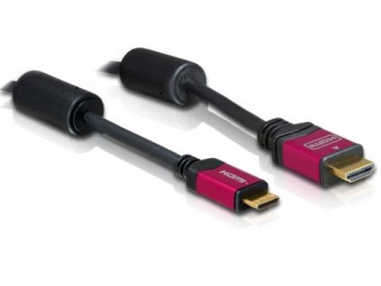 Delock HDMI kabel A/C samec/samec, délka 5 metrů
