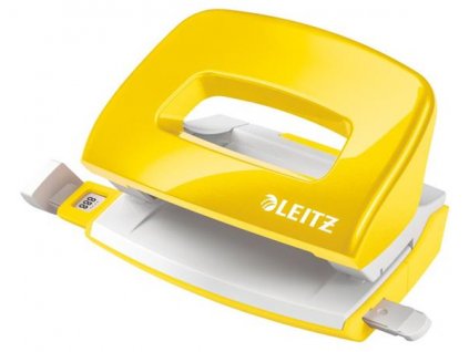 LEITZ Mini děrovačka NeXXt 5060, žlutá