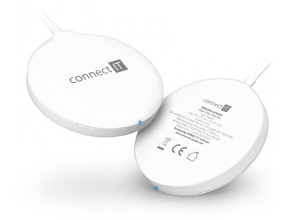 CONNECT IT MagSafe Wireless Fast Charge bezdrátová nabíječka, 15 W, BÍLÁ