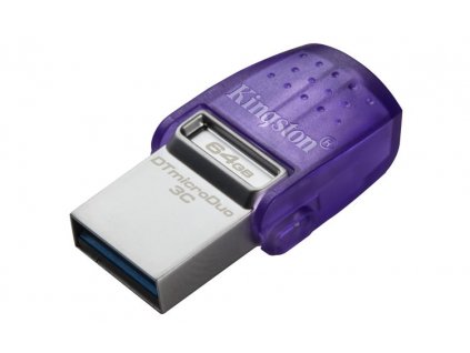 KINGSTON 64GB DataTraveler microDuo 3C 200MB/s dual USB-A + USB-C