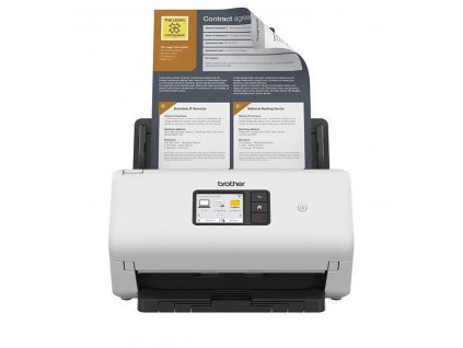 Brother ADS-4500W rychlý oboustranný skener dokumentů A4, 35 stran, dotykový displej, LAN, Wi-Fi