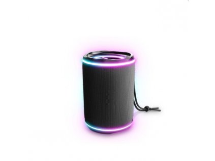 Energy Sistem Urban Box Black Supernova, voděodolný Bluetooth 5.1 repráček, 16 W, pestrá nabídka RGB světelných efektů