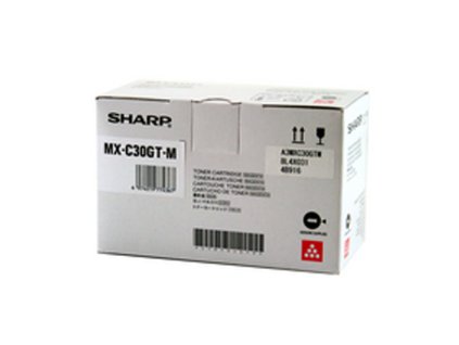 Sharp Toner MX-C30GTM, červený 6000 stran
