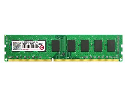 Transcend paměť 2GB DDR3 1333 U-DIMM (JetRam) 2Rx8 CL9