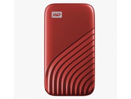 SanDisk WD My Passport SSD externí 2TB , USB-C 3.2 ,1050/10000MB/s R/W PC & Mac ,Red