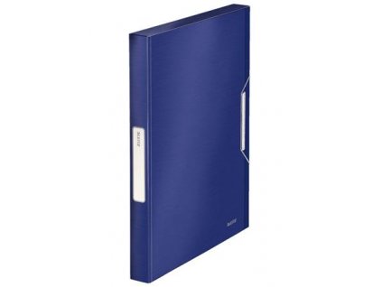 LEITZ Box na dokumenty s gumičkou STYLE - A4, titanově modrý