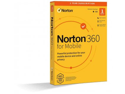 NORTON 360 MOBILE CZ 1 uživatel pro 1 zařízení na 1 rok