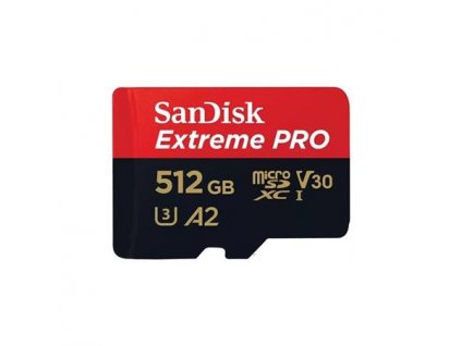 SanDisk Extreme PRO microSDXC 512GB 190MB/s + adaptér