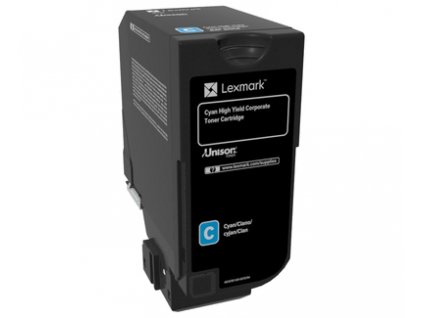 Lexmark CX725 Cyan High Yield Corporate Toner Cartridge - 16 000 stran